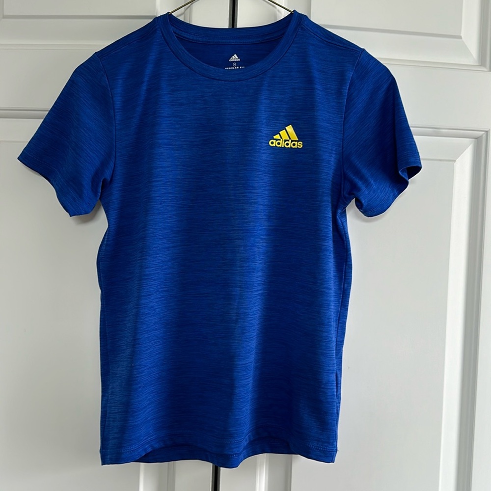 Adidas Athletic Short Sleeve Boy's Shirt Size S